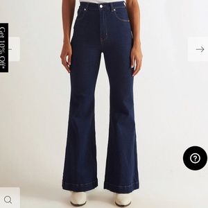 Rollas East Coast Flare - high rise - Alina blue